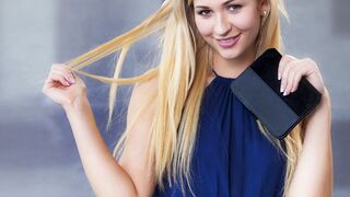 Tracy Lindsay szöszke csábítása forró finom játékban