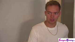Kenzie Love figyeli, hogy a nevelő fia megdöngeti a szűz bulkeszát – szigorú anyai tanács
