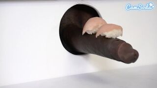 Bazinagy keblű lezbi milf-ek sushi glory hole kalandja bbc szopással és cuki ázsiai tinitel