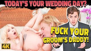 Sápadt világos szőke kisasszony kész a sexre férje apjával