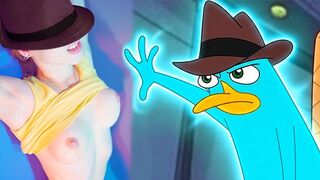 Perry a platypus valagát tele spricceli dr. doofenshmirtz
