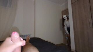 Kívánatos milf szellem csak halloween éjszakáján jön el közösülni