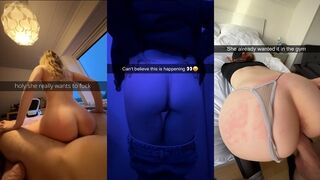 Zsenge csajok mocskos hancúrozása snapchat válogatásban