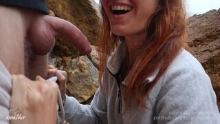 Nyilvános cumizás és gyors hancúr a strandon pov-ban