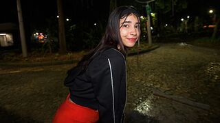 Nyilvános felszedés vad édeshármasban végződik, amikor beleegyezett az popóba